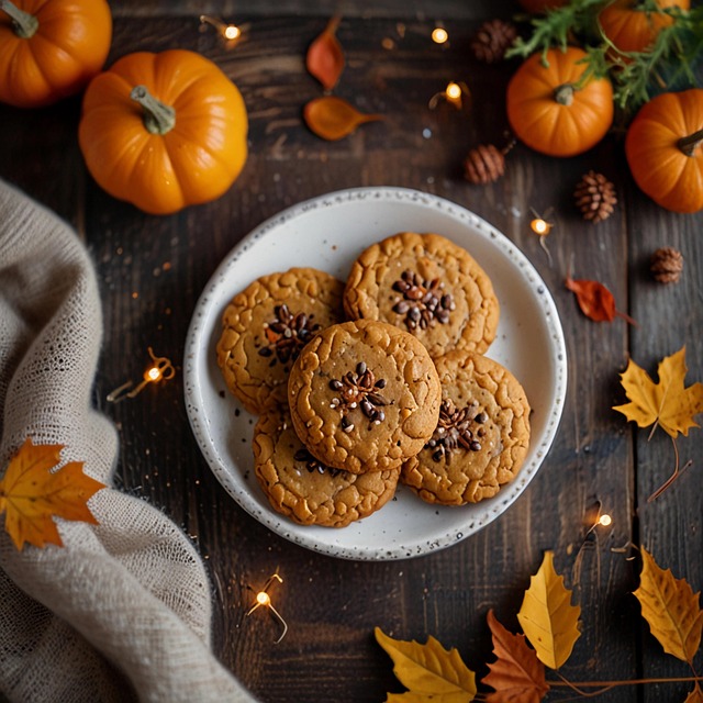 Ai Generado, Galletas, Otoño, Calabaza