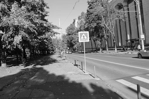 Road, Straße, Menschen