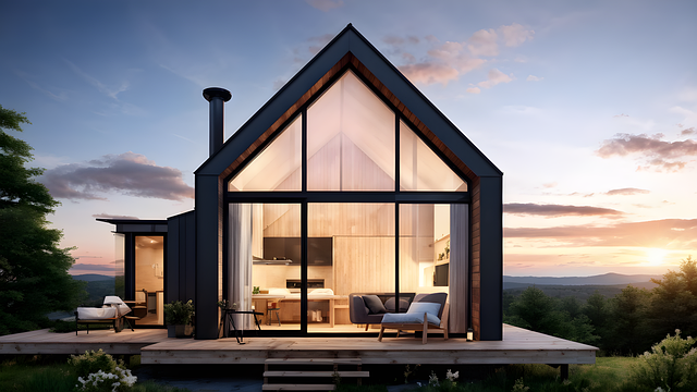 Free ai generated house building illustration