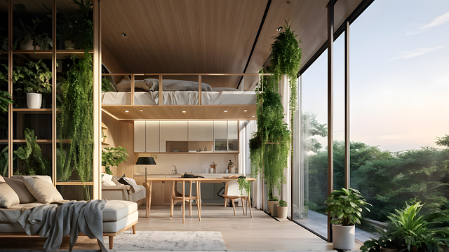 Free ai generated house building illustration