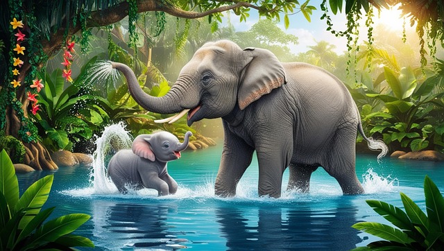 Free Elephant Animal illustration and picture