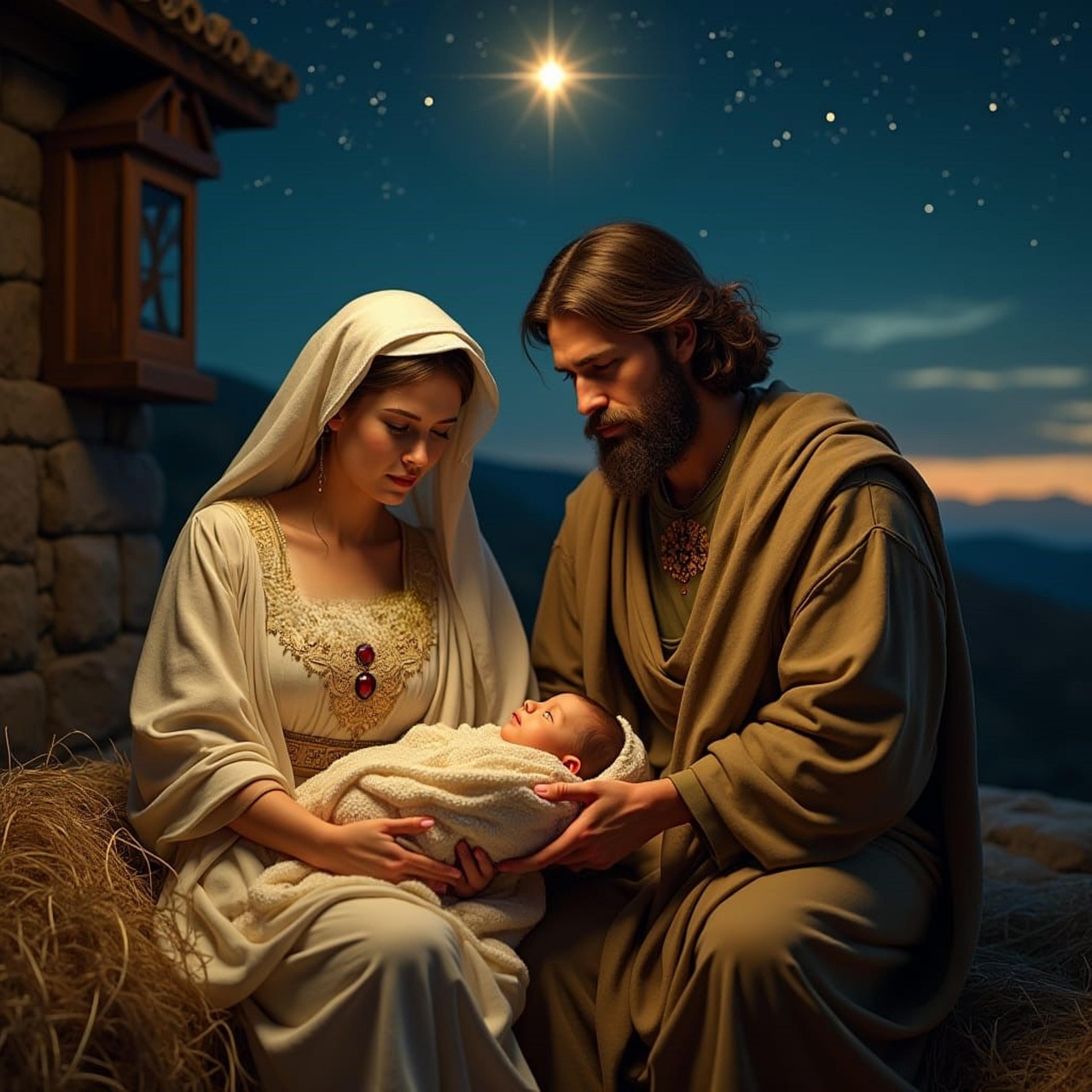 40 000 Free Birth Of Jesus In The Manger Jesus Images Pixabay Ai Generated 9122258 1280