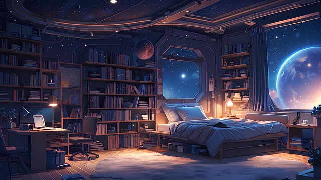 Free Ai Generated Bedroom illustration and picture