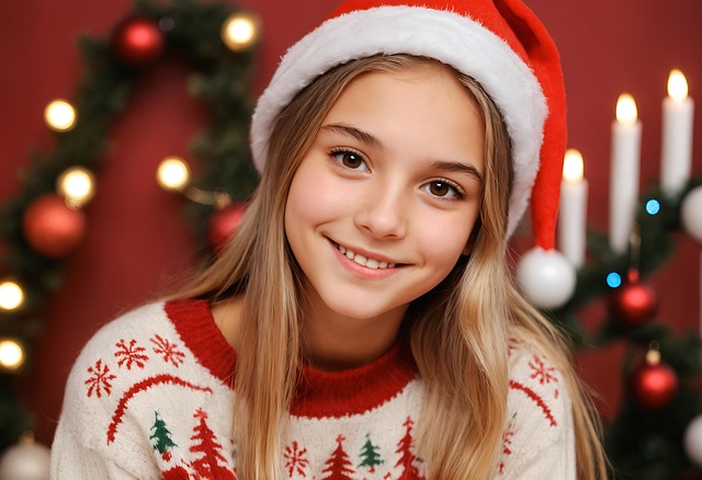 Ai Generiert, Mädchen, Weihnachten