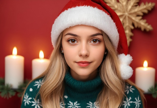 Ai Generiert, Mädchen, Weihnachten