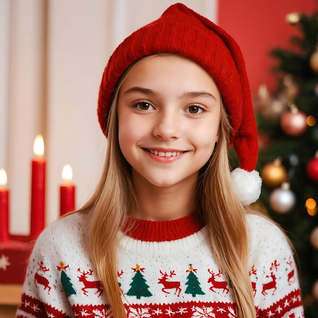 Ai Generiert, Mädchen, Weihnachten