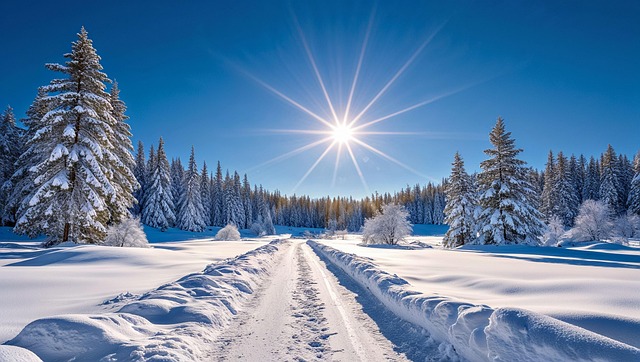 Download free HD stock image of Ai Generated Trees Free ai generated trees snow illustration