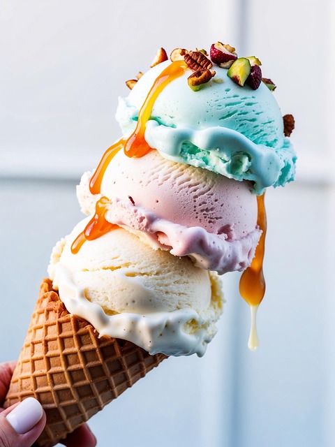 Free ai generated ice cream ice cream cone illustration
