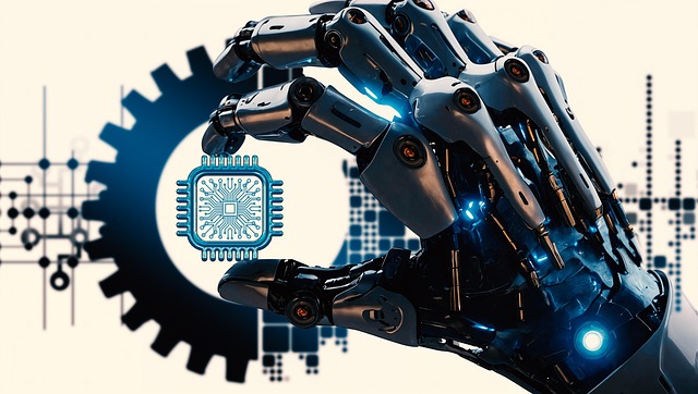 Free ai generated robot cyborg illustration