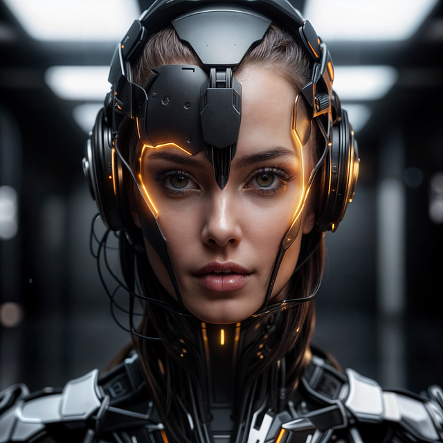 Download free HD stock image of Ai Generated Robot Free ai generated robot cyborg illustration