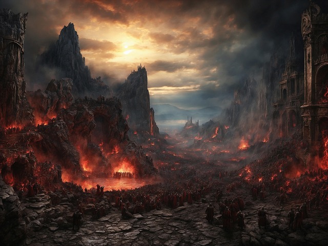 Free ai generated hell devil illustration