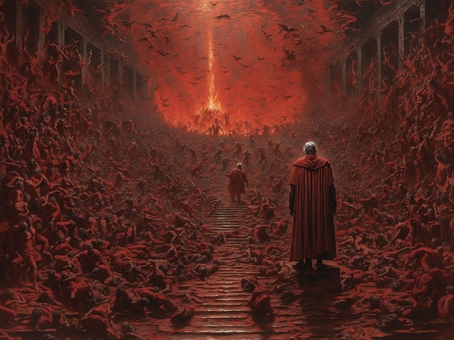 Free hell devil fire illustration