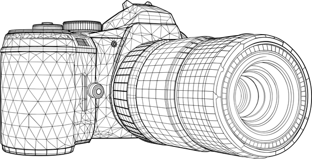Free ai generated camera photography vector