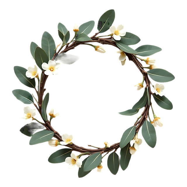 Krans, Blomster, Eukalypt, Blade