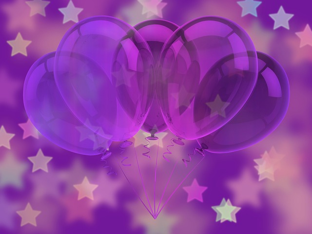 Free balloons card design illustration