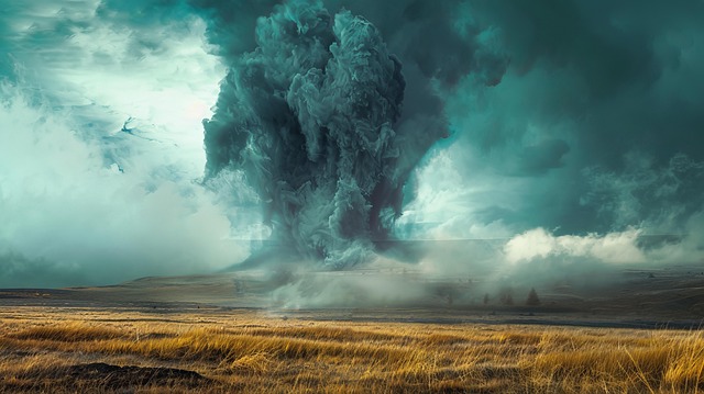 Free ai generated tornado storm illustration