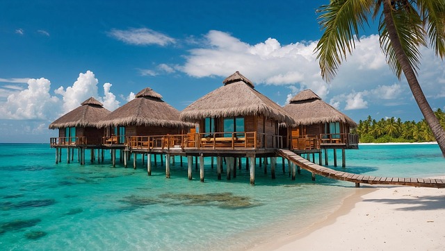 Free ai generated island caribbean illustration