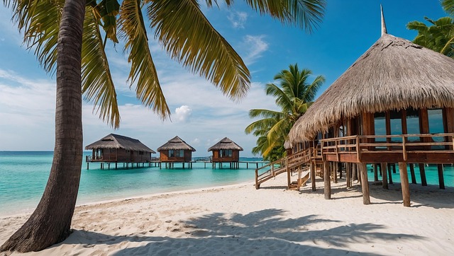 Free ai generated island caribbean illustration