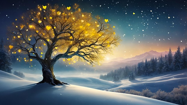 Download free HD stock image of Ai Generated Tree Free ai generated tree nature illustration