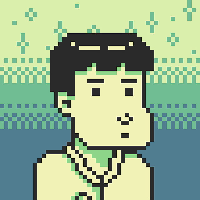 Free lo-fi man pixel art illustration