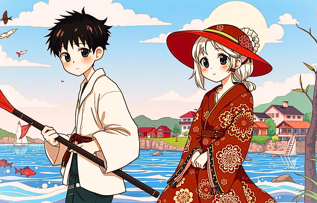 Free Anime Nature illustration and picture