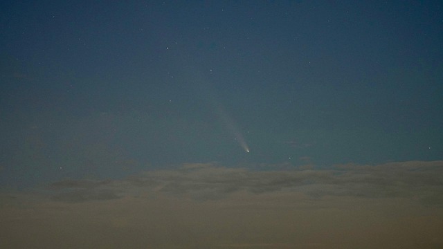 comet, asteroid, celestial bodies, night sky, comet sighting, stars, clouds, nature, falling star, shooting star, night