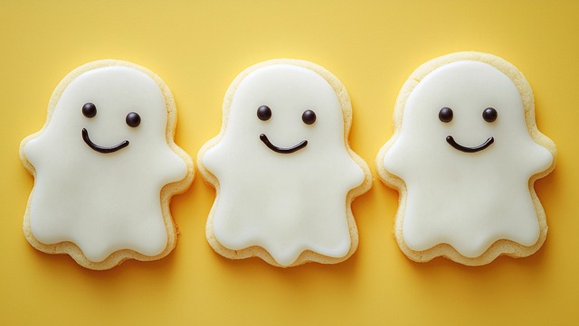 Free ai generated halloween cookies illustration