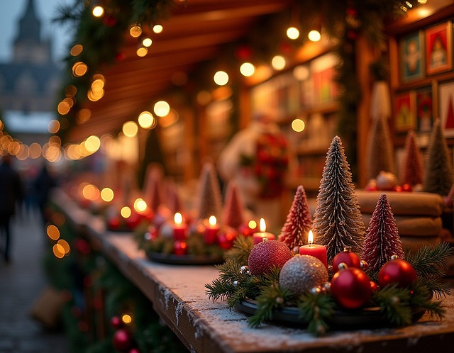 Ai Generiert, Weihnachten, Markt, Advent