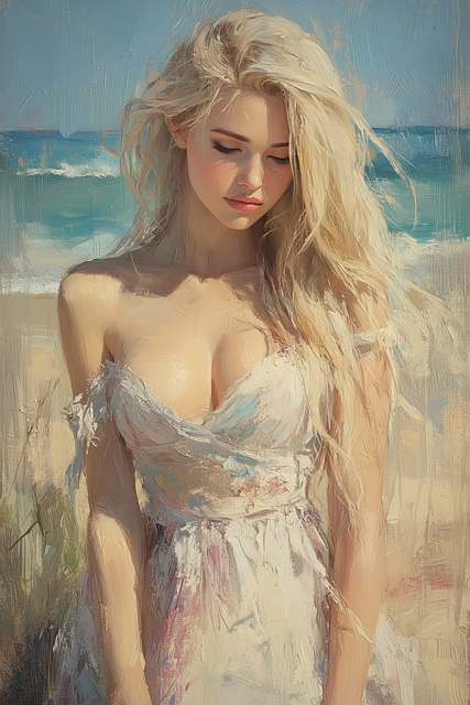 Download free HD stock image of Woman Beauty Free woman beauty portrait illustration