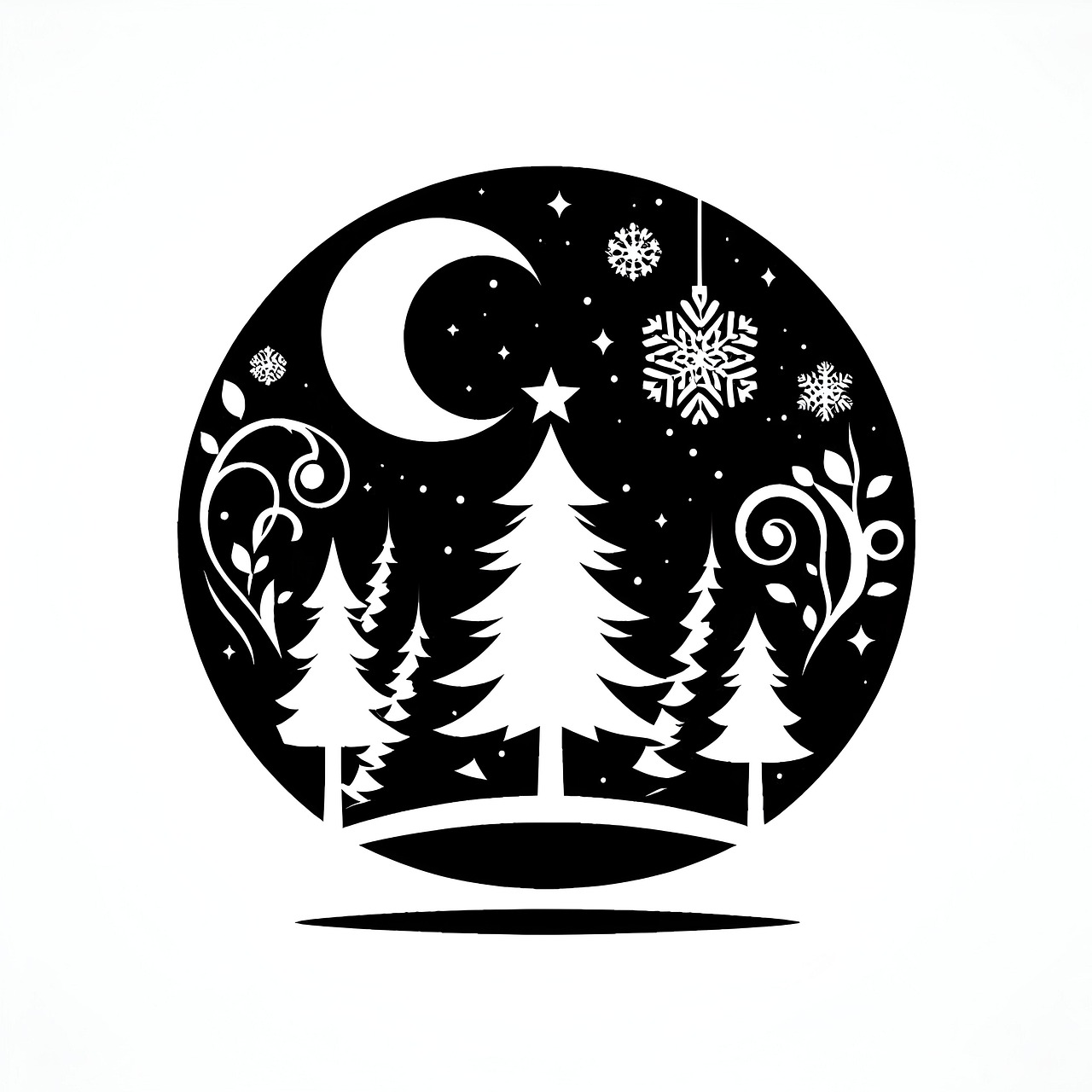 Download free HD stock image of Ai Generated Christmas Free ai generated christmas holiday illustration