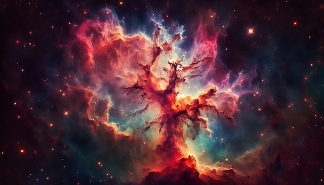 Free ai generated nebula space illustration