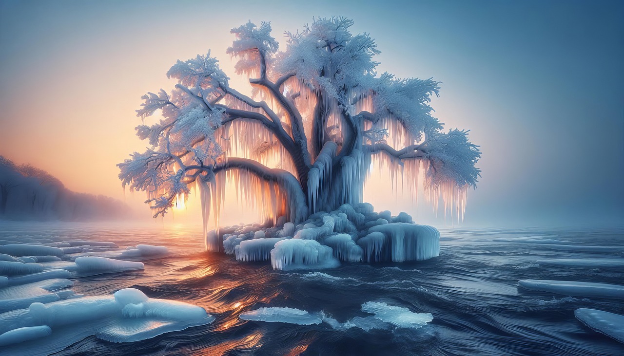 Download Ai Generated, Tree, Ice. Royalty-Free Stock Illustration Image ...