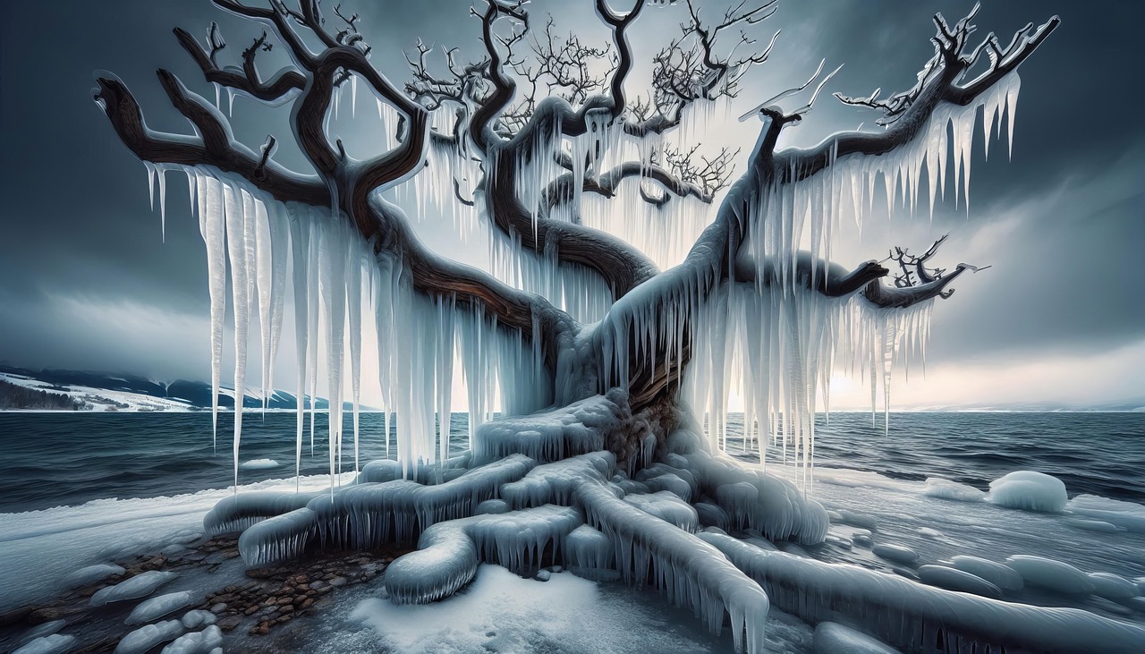 Download Ai Generated, Tree, Ice. Royalty-Free Stock Illustration Image ...
