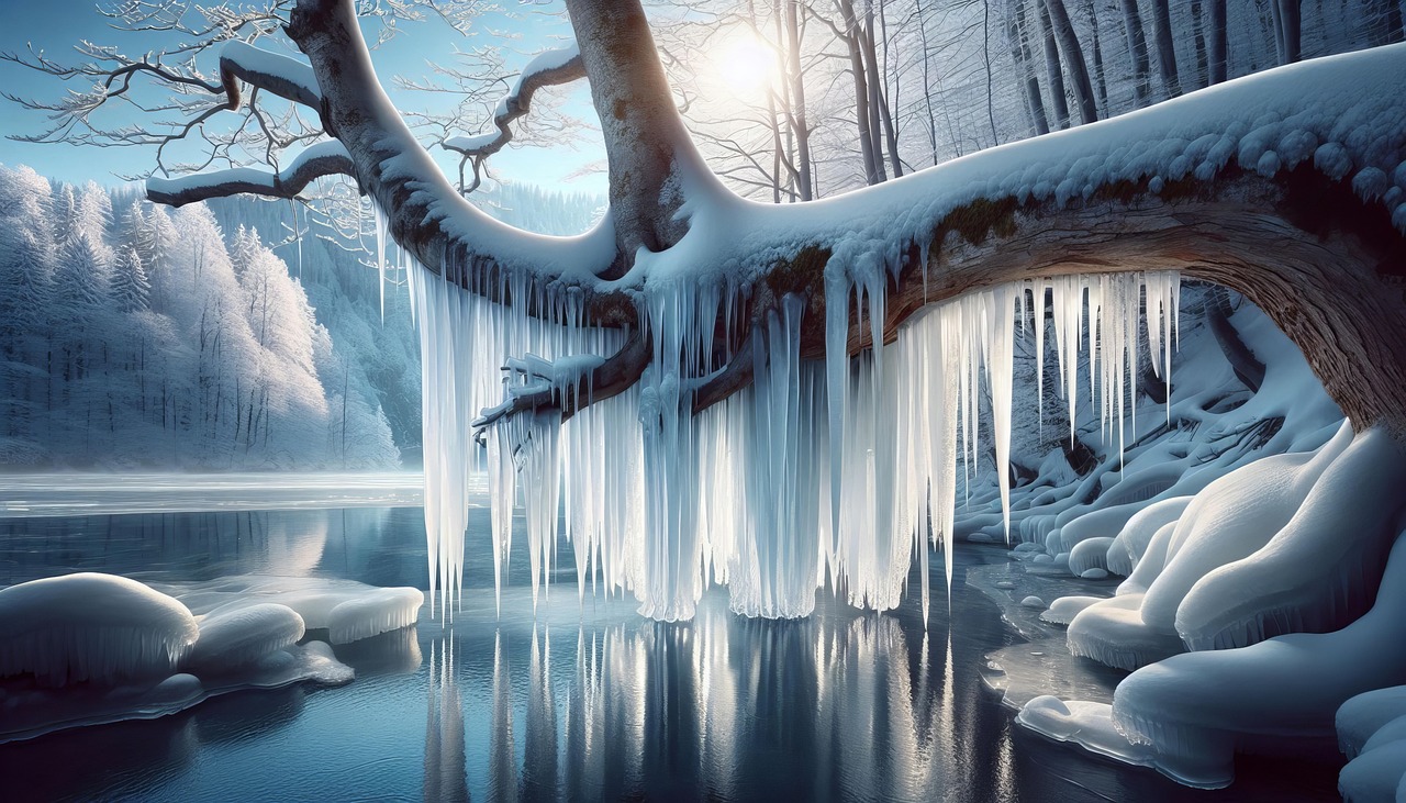 Download Ai Generated, Tree, Ice. RoyaltyFree Stock Illustration Image