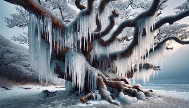 Download Ai Generated, Tree, Ice. Royalty-Free Stock Illustration Image ...