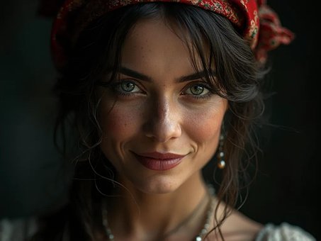 Ai Generiert, Frau, Gesicht, Zigeuner