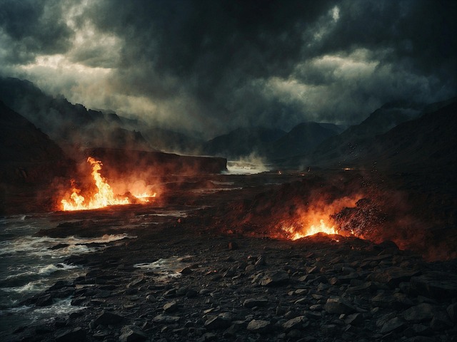 Download free HD stock image of Ai Generated Destruction Free ai generated destruction war illustration