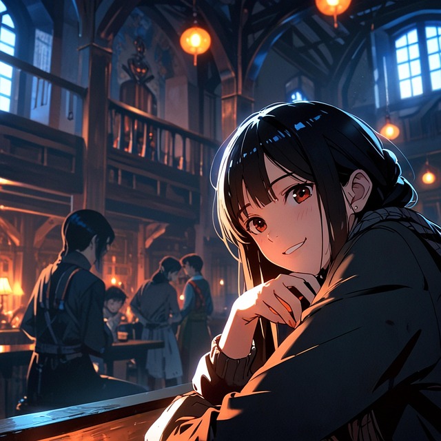 Free ai generated girl halloween illustration