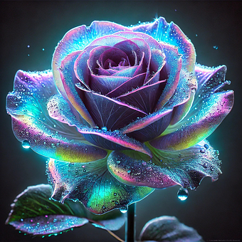 Ai Genereret, Rose, Blomst, Blomstre