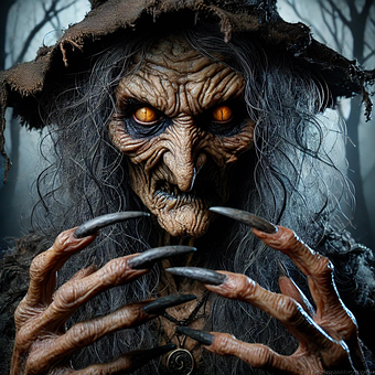 Ai Genereret, Heks, Kvinde, Halloween