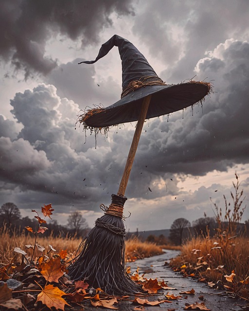 Free ai generated halloween witch hat illustration