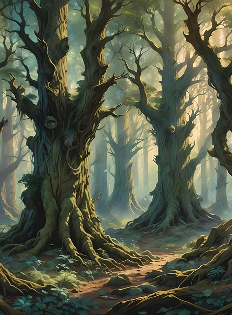Free ai generated fantasy nature illustration