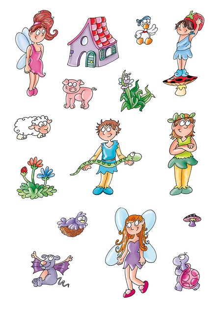 Free gnomes christmas nature illustration