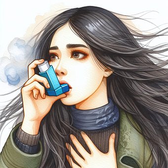 Asthma, Inhalator, Atmung