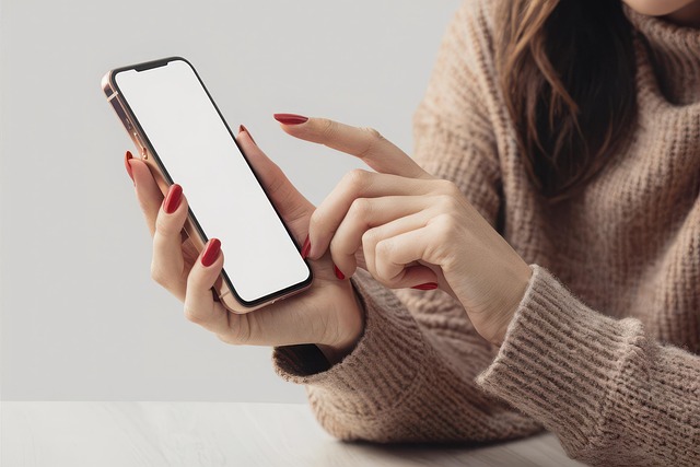 Free display manicure screen illustration
