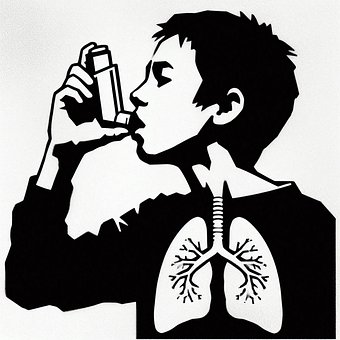 Asthma, Inhalator, Lunge, Atmung