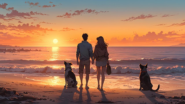 Free Ai Generated Couple illustration and picture