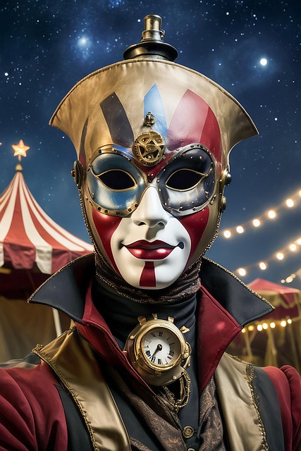 Download free HD stock image of Ai Generated Carnival Free ai generated carnival man illustration