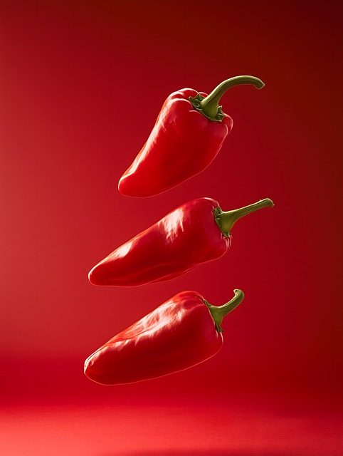 Free ai generated chili peppers seasoning illustration