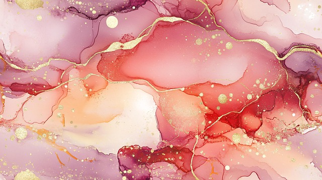 Free abstract fluid ink illustration